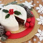 Chocolate Cranberry Christmas Cake